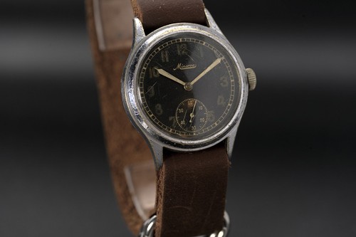 Minerva wristwatch military - minerva, dh