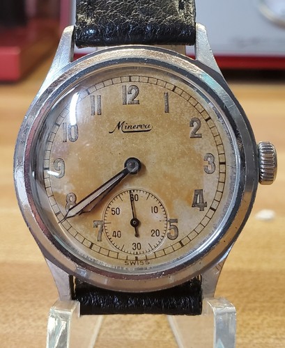 Vintage minerva manual wind - minerva,